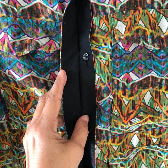 WON HUNDRED SHORT SILK BLOUSE/jacket - Picture 5 of 9